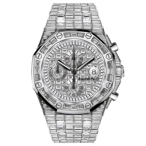 audemars piguet diamond watch mens|audemars piguet baguette diamonds price.